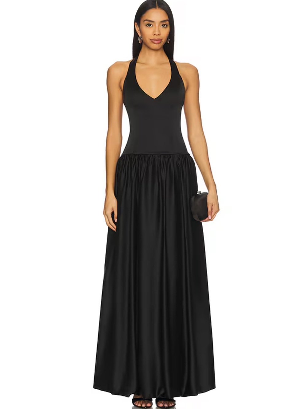 NWT Revolve Show Me Your MuMu Eliza Maxi Dress in Black